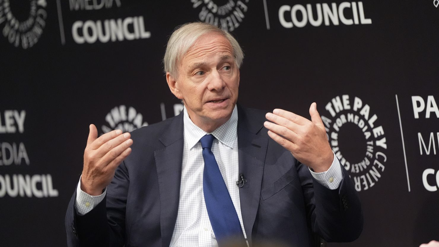 Ray Dalio speaks during a Paley Media Council event, 2025. Courtesy of The Paley Center for Media