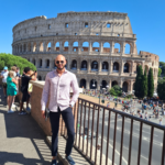 Stijn McAdam in Rome, Italy